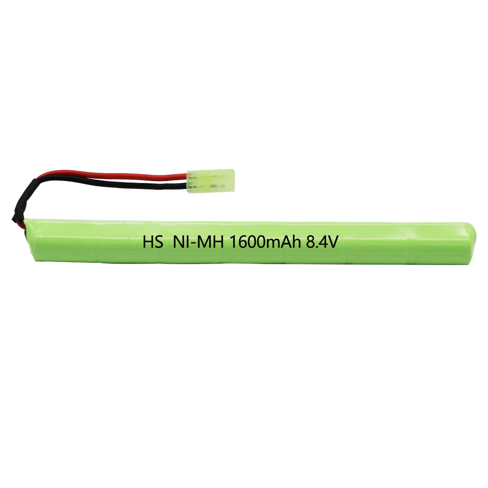 8.4V 1600mAh Stick Mini NiMH Battery Pack For Airsoft Guns Cyma AK47 Kalashnikov AK47 AEG'S rosman Pulse R76