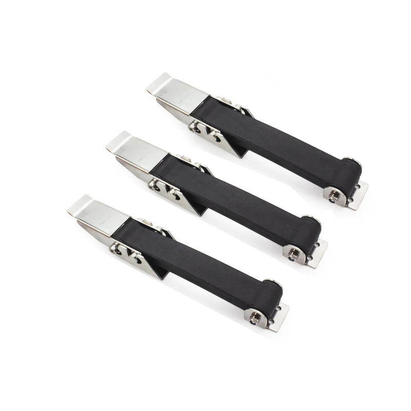 1PCS Elastic Alloy Rubber Buckle T-Shaped Shock Absorber Flexible Hood Catch Compartment Seal Drawer Latch Fishing Box
