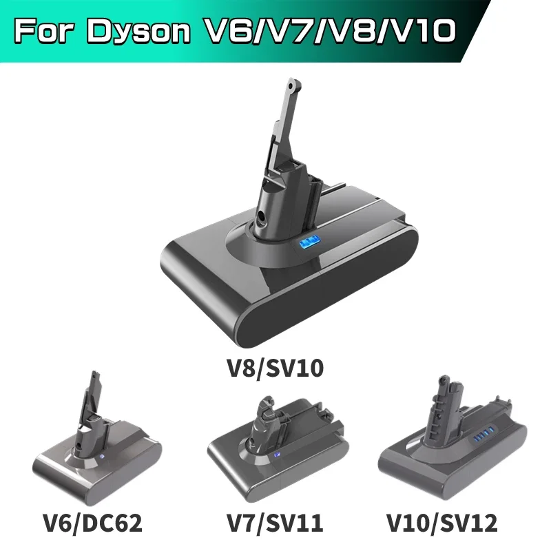 

♽₯⋮⋙21.6V Batterie for Dyson V6 V7 V8 V10 Series SV12 DC62 DC58 SV11 SV10 SV12 SV11 sv10 Handheld Vacuum Cleaner Spare battery