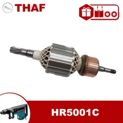 AC 220V 240V HR5001C Armature Rotor For MAKITA Hammer Drill Spare Parts Rotary Hammer Breaker 516776-4