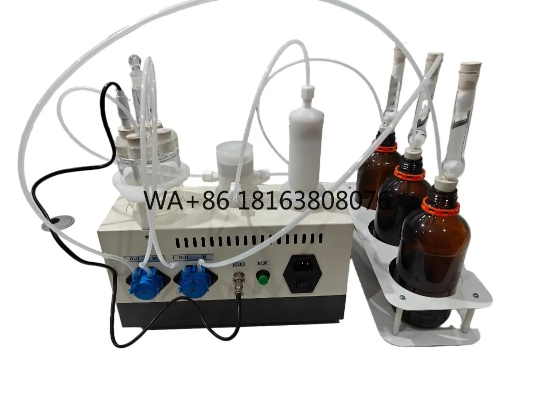 Karl Fischer Volumetric Moisture Detector  Resistant Pipeline Support Pyridine and Pyridine Free  Lab Analyzer