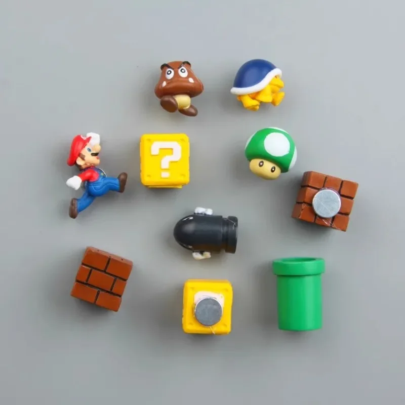 

Cartoon Super Mario Fridge Magnet Sticker DIY Creative Cute Fridge Sticker Refrigerator Magnet Decoration Home Decor Toy Gift