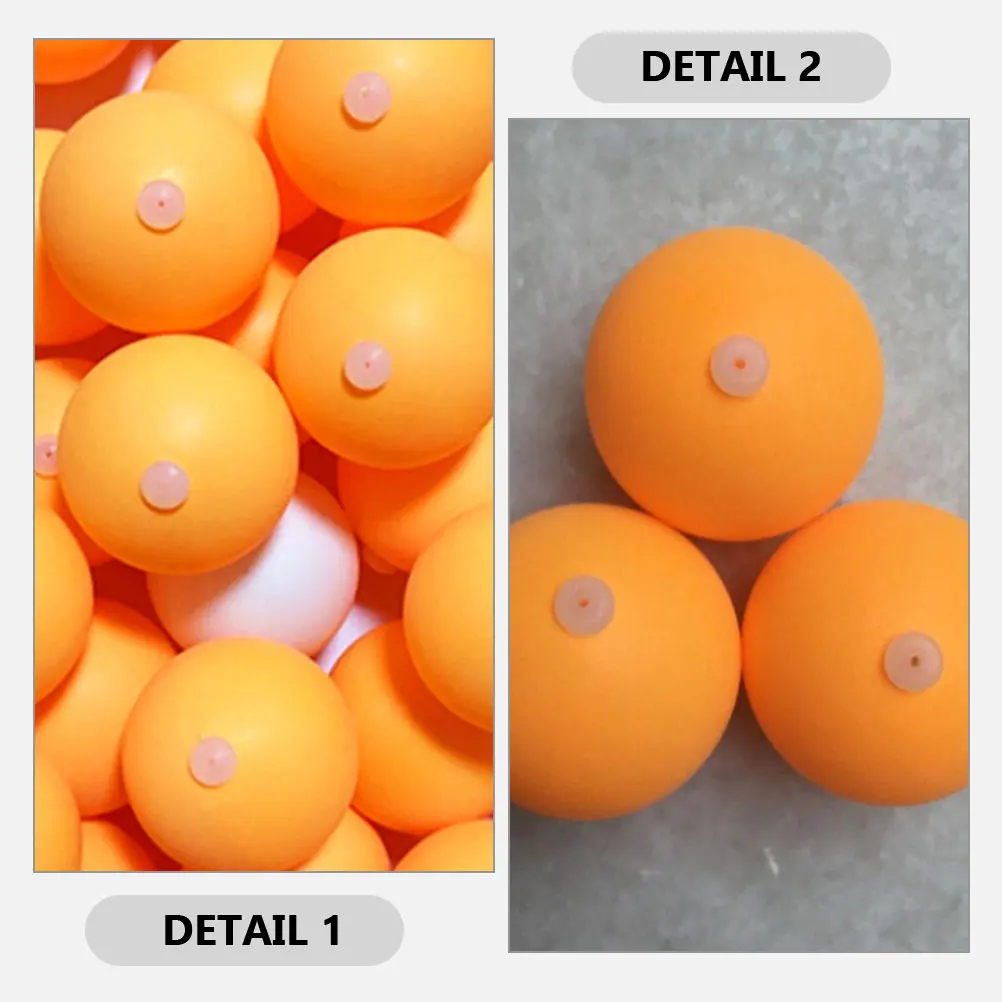 30pcs Table Tennis Balls With Silicone Plugs For Precise Pong Training Punched Balls With Holes For Enhanced Performance Ball