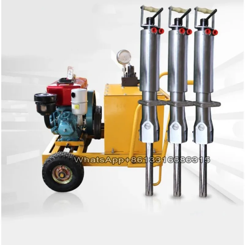 Diesel rock hydraulic fracturing gun/Small electric mining rock/Splitting rod/Concrete