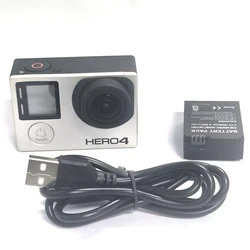 A set of For GoPro Hero 4 Black Edition Can connect Wifi Camera + Battery Charge Cable Repair Parts