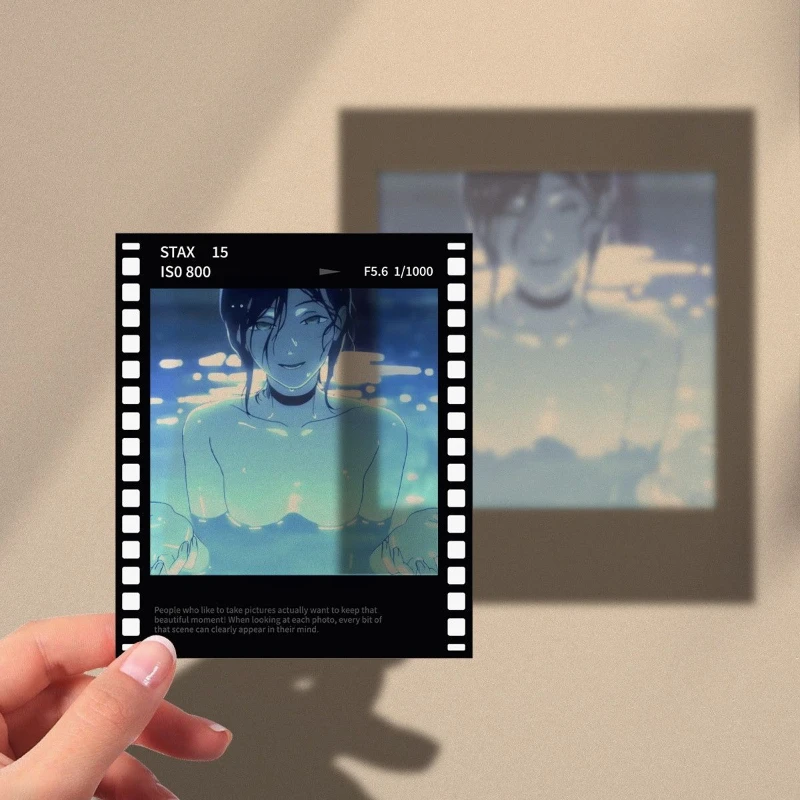 أنيمي بالمنشار رجل الفيلم: ريز قوس تأثيري شفافة مضاهاة التصوير الفوتوغرافي فيلم صور بطاقة ملحقات للتزيين حلية #3