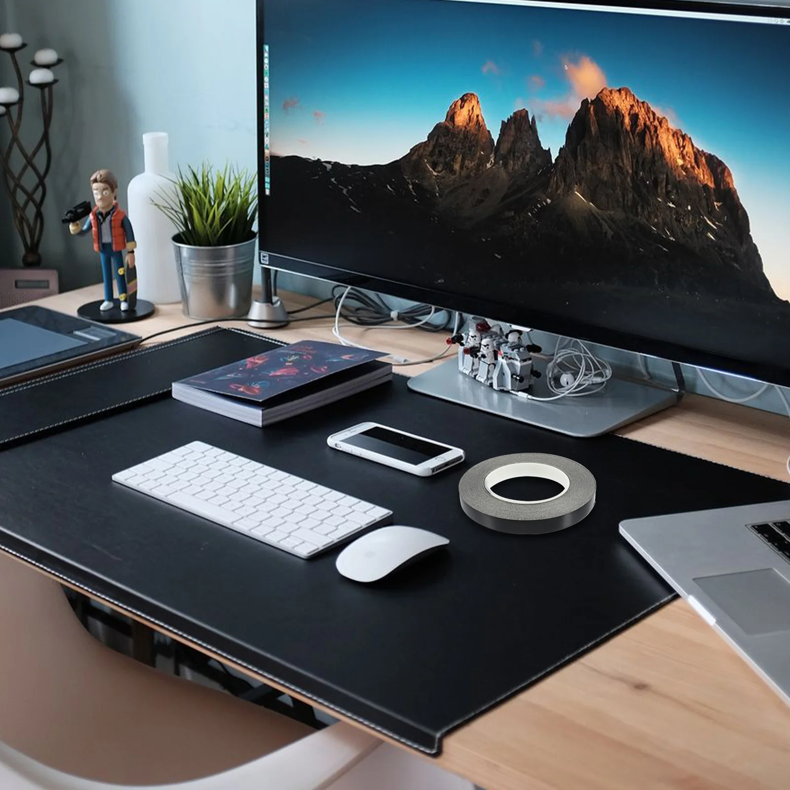 

2 Rolls Phone Repair Tape Pet Adhesive for LCD Screen Laptop Computer Light Blocking Repair Supplies Phone Screen Tapes