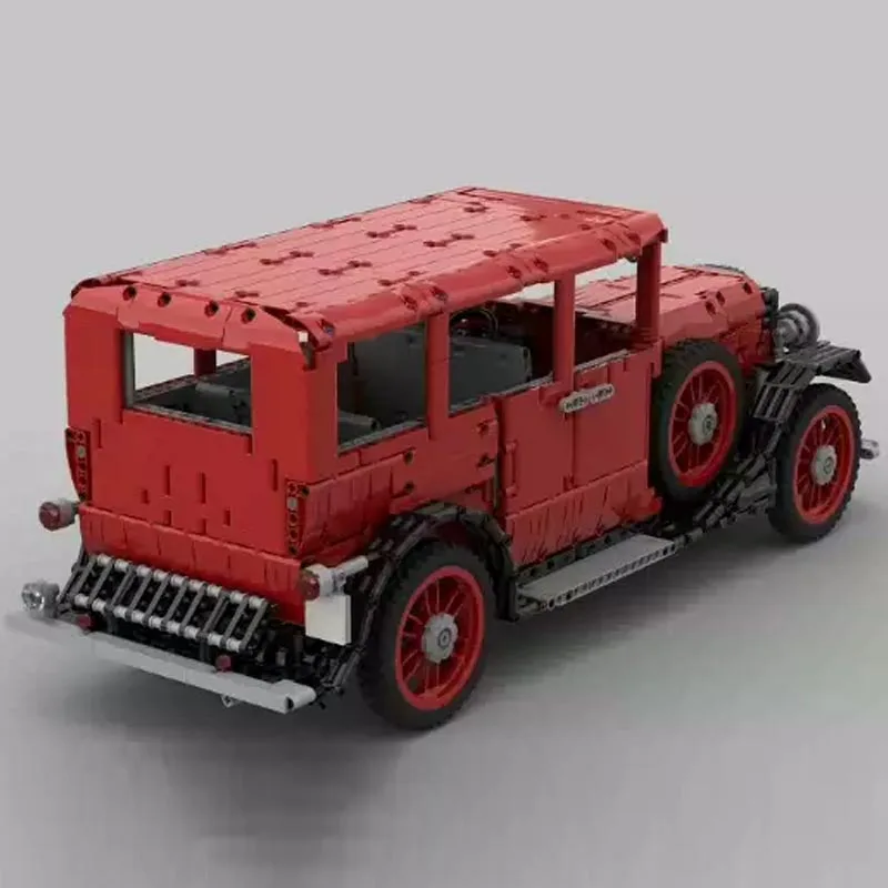 Décennie s de construction de voiture vintage pour enfants, jouets de voiture de sport télécommandés, briques techniques longues, cadeaux d'anniversaire, nouveau MOC, échelle 1:8, 659