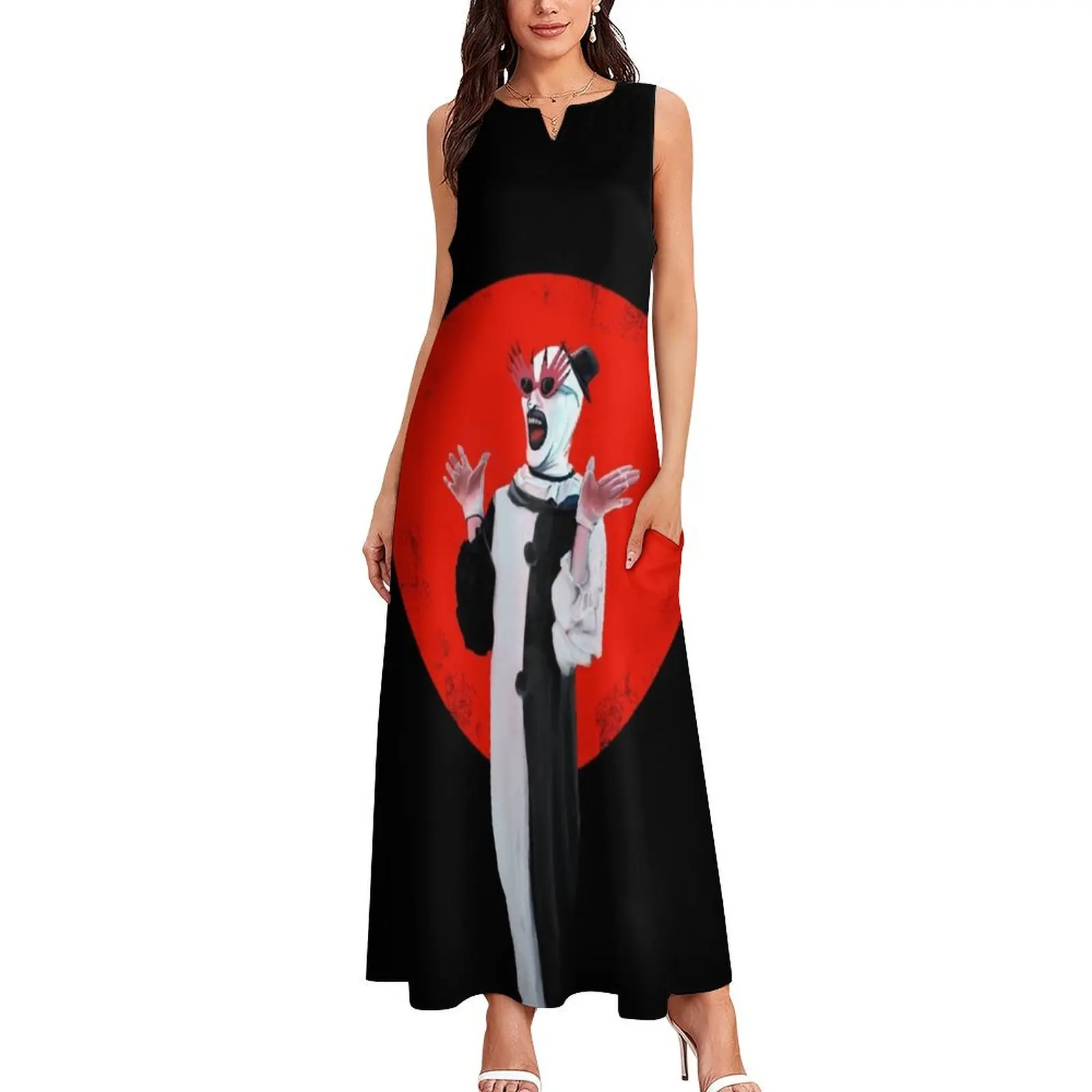 Art the Clown the creepy happy for u Long Dress summer dress korean women evening dress woman clothing women summer 2025