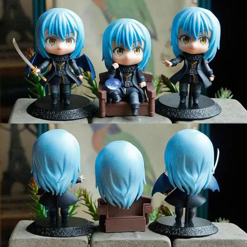 Naquela época eu reencarnei como um slime anime figuras rimuru milim kawaii figura de ação pvc modelo brinquedo coleção crianças para presente