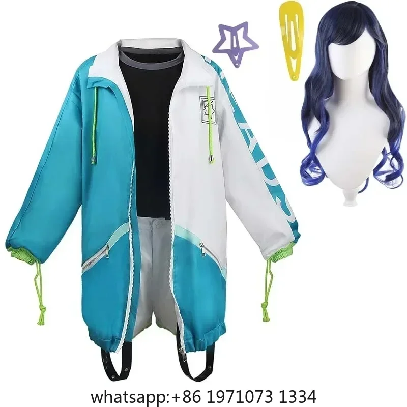 Shiraishi An Costume Outifit Project Sekai Cosplay Costume Shiraishi Uniform Jacket  for Anime Comic Con