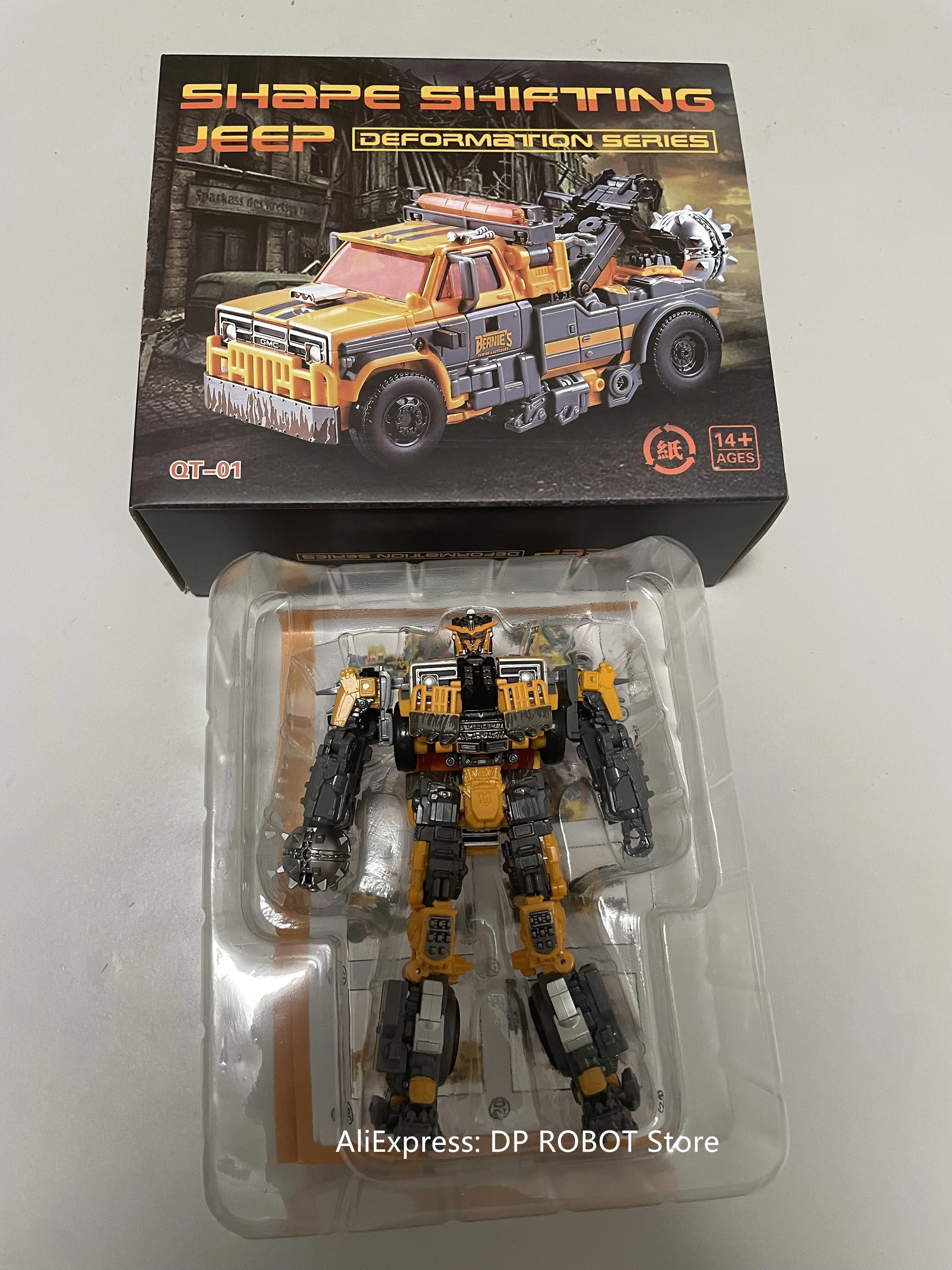 Transformação QT-01 QT01 Battletrap QT-02 QT02 Cheetor QT-03
