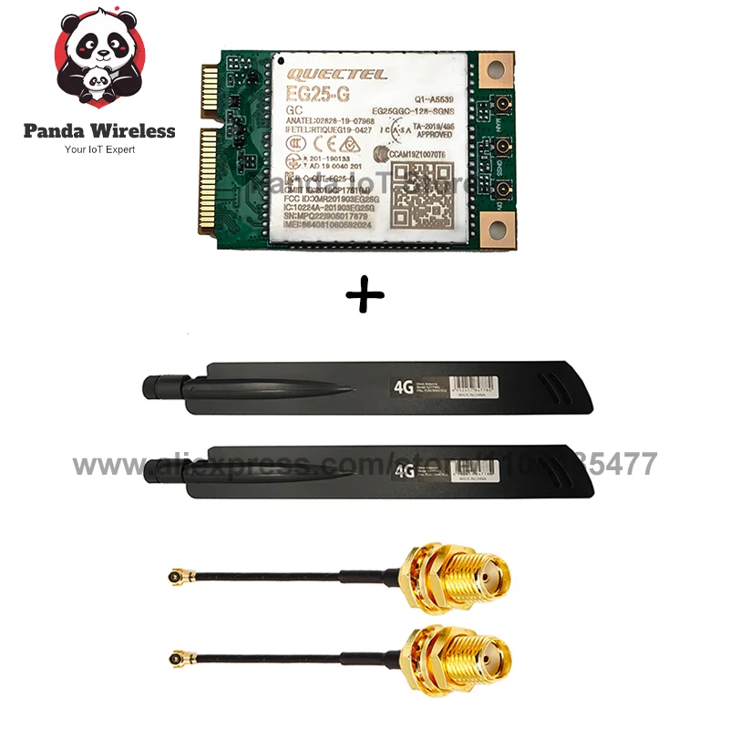Quectel EG25-GGC EG25-G LTE Cat 4 EG25 Cat 1 Mini Módulo PCIe Roteadores industriais PDA tablets Transmissão de vídeo Sinalização digital