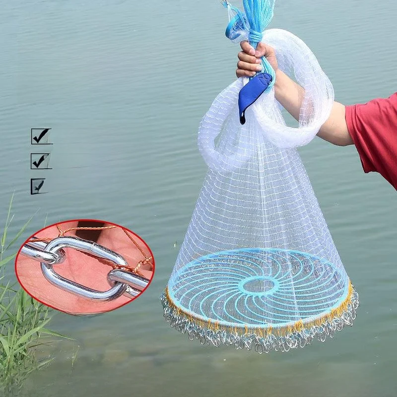 easy-throw-fishing-net-disk-style-hand-casting-automatic-fish-net-for-outdoor-camping-travel-gear-beautisky-brand-round-disc