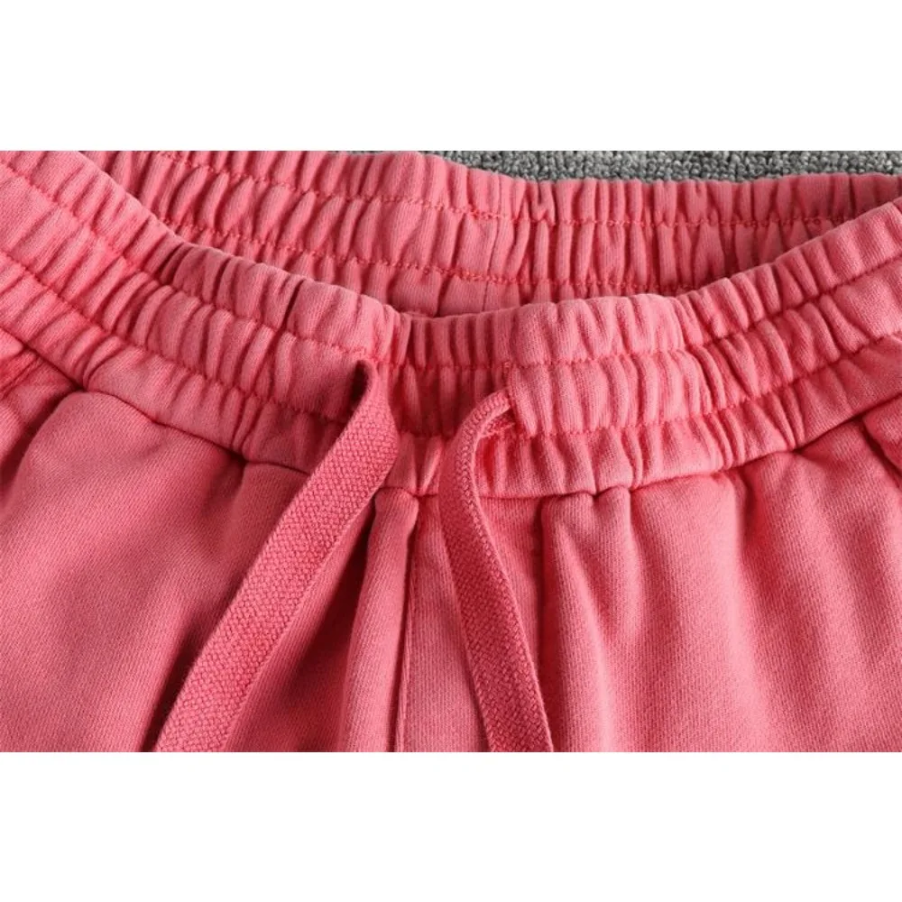 Тяжелые повседневные мужские шорты из чистого хлопка с петлями, стильные карманные брюки-капри в американском стиле ретро