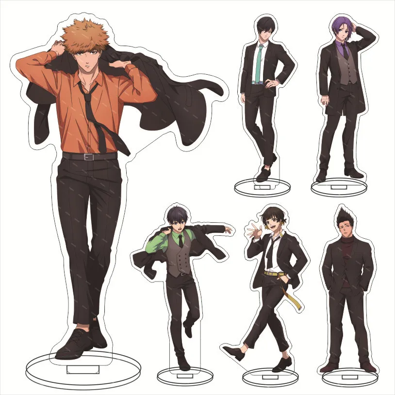 

Anime Blue Lock Acrylic Ornaments Accessories Pendant Desk Decoration Stand Model Plate Figure Display Children Keychain