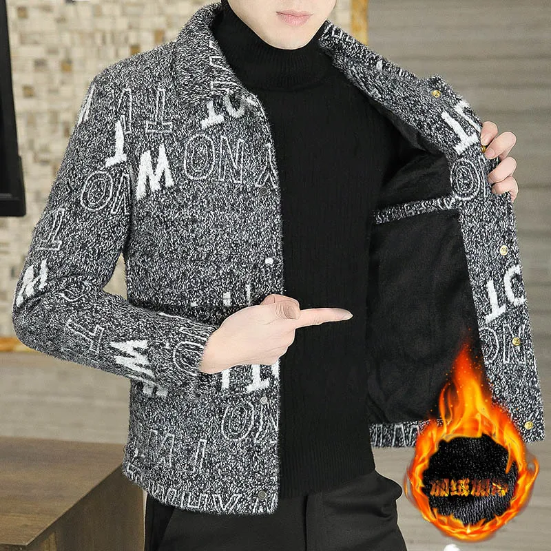 

New Men Fleece Jacket Thicken Polar Hooded Jackets Cold-Proof Overcoat Coat Autumn Winter Casual Warm Outwear