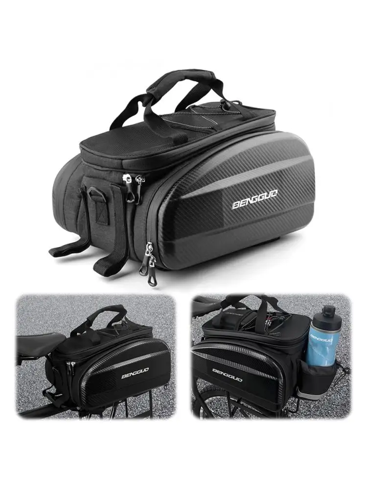 AliExpress APWIKOGER Bike Rack Bag with Reflector & Shoulder Strap Saddle Seat Bag Carrier Bicycle Rear Seat Pouch for Commuter Travel Outdoor