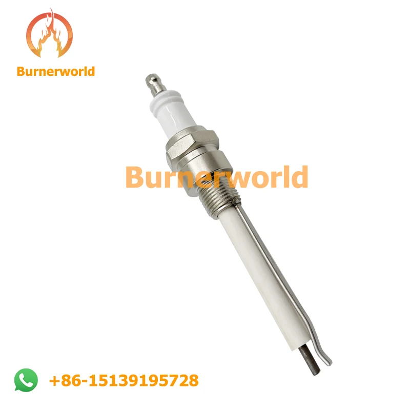 Corundum Ceramic Electrodes Double Pole Ignite Rods High Temperature Spark Plug Industrial Furnace Ceramica Flame Detect Rods