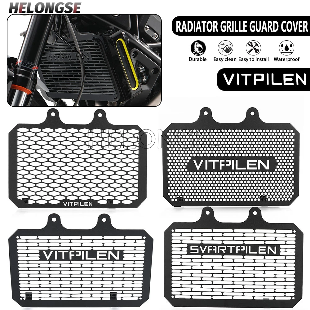 

Motorcycle Radiator Grille Guard Cover Protector For Husqvarna Svartpilen Vitpilen 401 Vitpilen401 Svartpilen401 2018 - 2023
