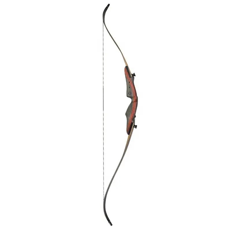 20-50lbs Hunting Bow Archery Competition Wooden Riser Bow Shooting 62 Inch Archery Recurve Bow