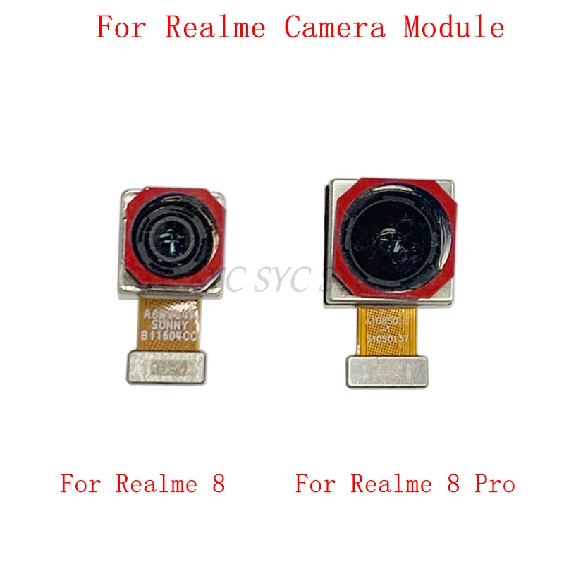 

Original Rear Back Front Camera Flex Cable For Realme 8 Pro Main Big Small Camera Replacement Parts