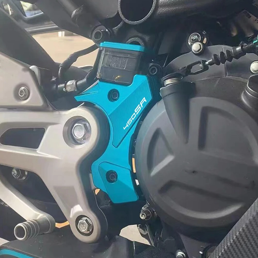 

Правая боковая защита рамы для CFMOTO CF MOTO 450SS 450 SS 2023 2024 аксессуары для мотоциклов ЧПУ бампер Защита рамы Защитная крышка