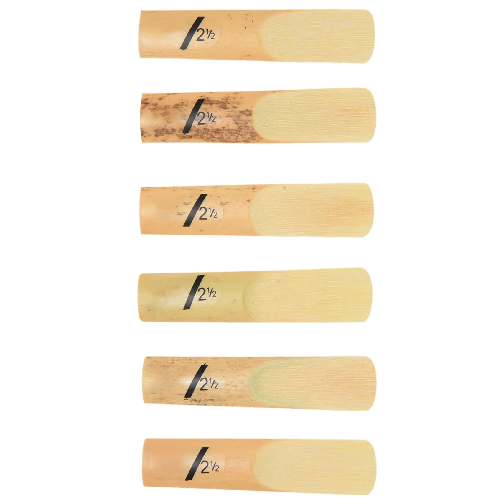 10Pcs Alto Saxophone Sax Reeds Classic Alto Reed For Riyin Saxophone 2.5 Strength 2 1/2 Music Xmas Gift Musical Instruments