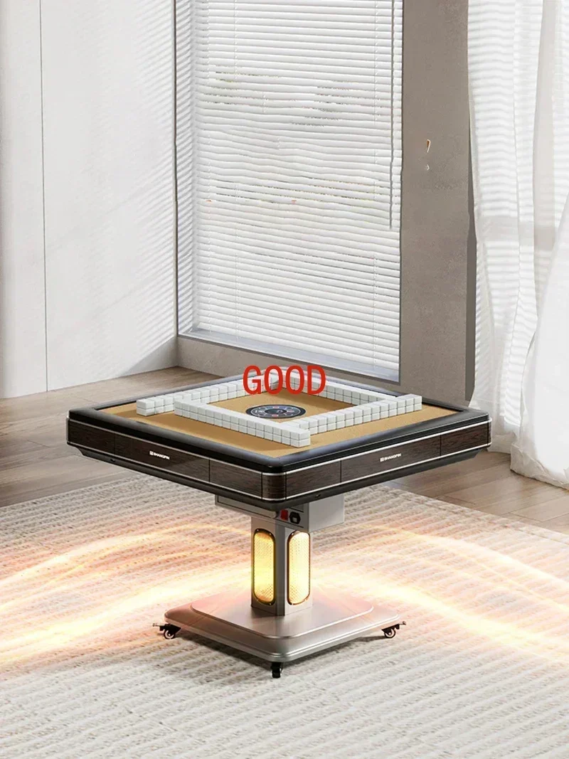 

Усовершенствованный ультратонкий обеденный стол, автоматический ящик для хранения, складной стол для маджонга, Relax Mesa De Comedor, мебель для дома LVMC