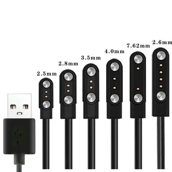 Adaptateur de chargeur de station d'accueil pour montre connectée, 2 broches, 4 broches, câble de Charge USB pour adultes/enfants, accessoires de fil de Charge d'alimentation