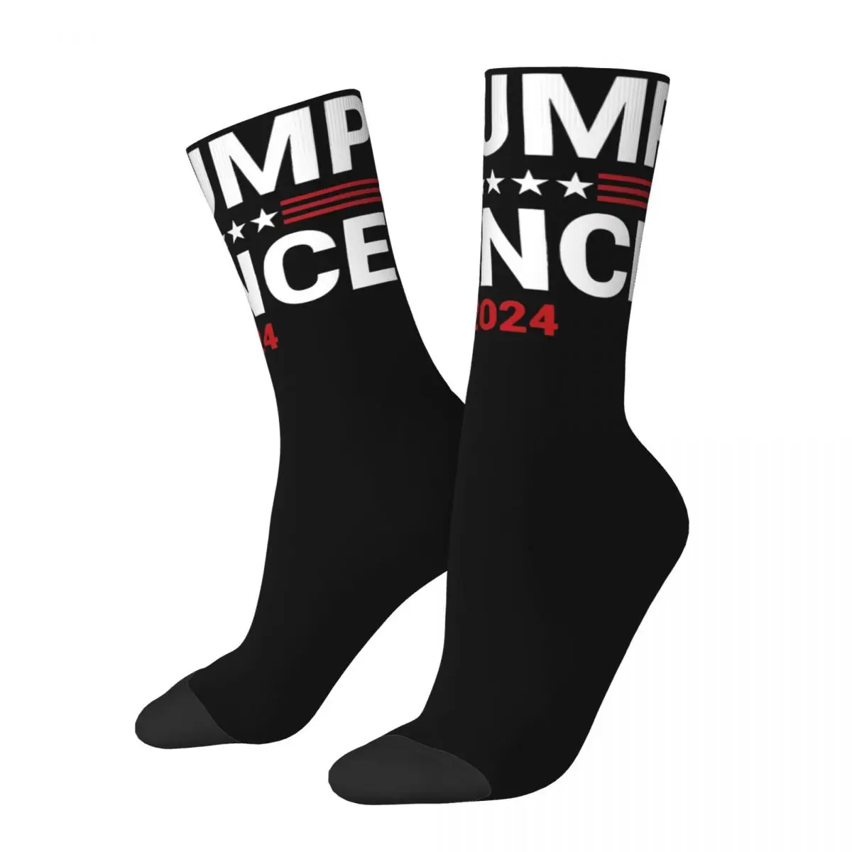 

Trump Vance 2024 Election MMGA Theme All Season Socks Merch for Female Non-slip Dress Socks