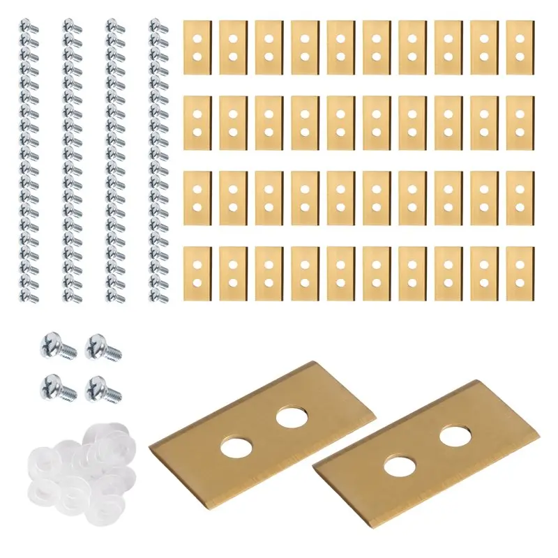 YANA50I Replacement Blades(42PCS) With Screws For Mammotion Luba& Yuka Robotic Lawn Mower Units
