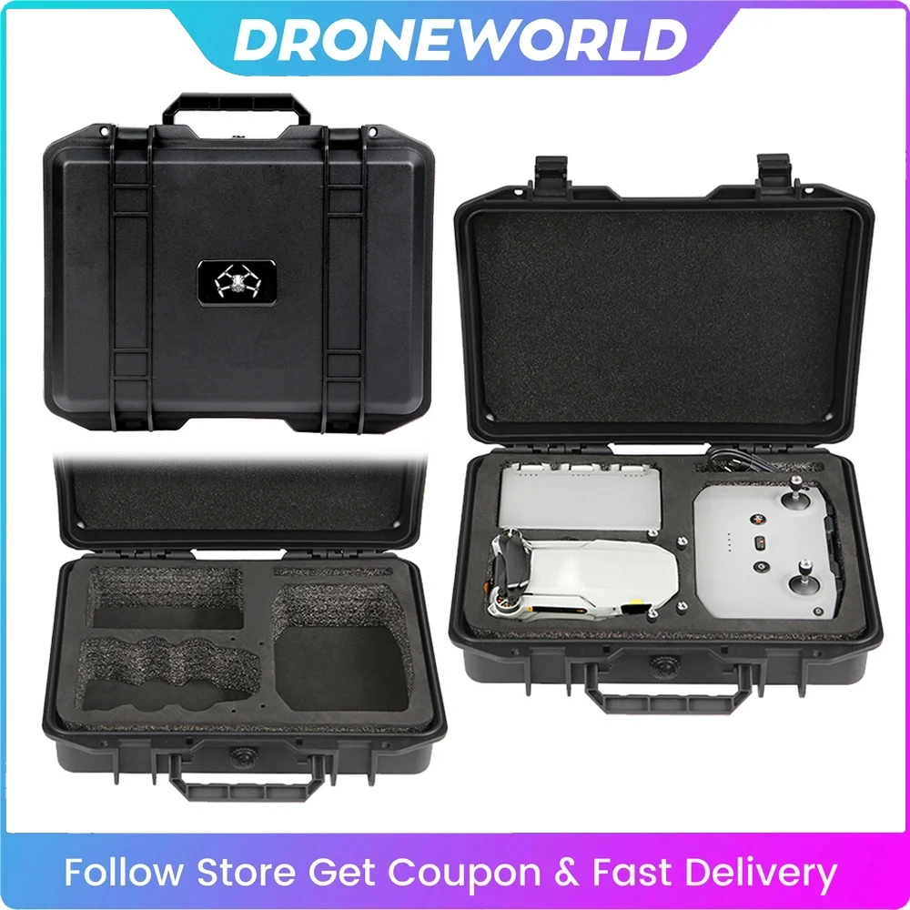 Waterproof Case Storage Box Suitcase Hard Case Explosion-proof Large Capacity Drone Handbag For DJI Mini 4K/Mini 2/Mini 2 SE