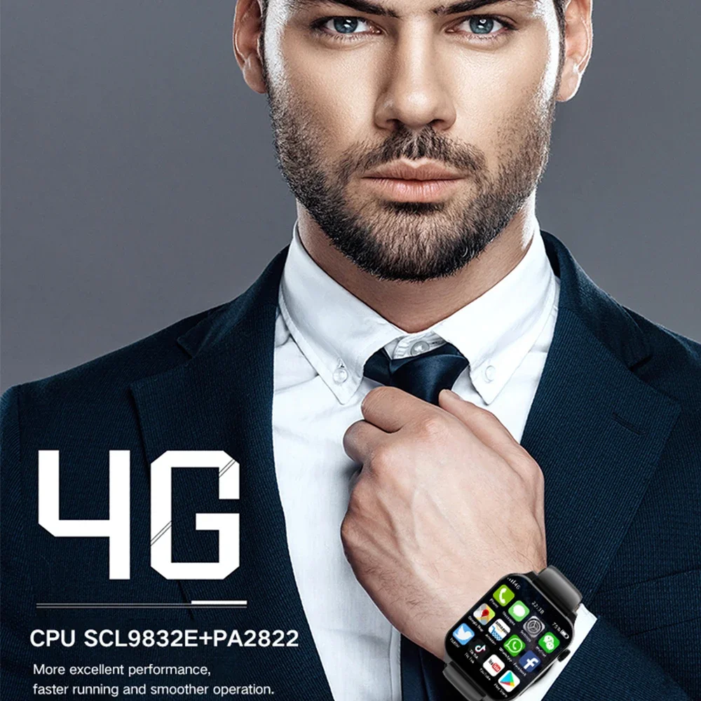 Imagem -02 - Smartver com Câmera Dupla Masculina Chamada Inteligente Relógio Gps Wifi Sim Heartrate Reconhecimento Facial Esportes 4gb Ram 64gb Rom 1. 4g 99 Polegada 2024