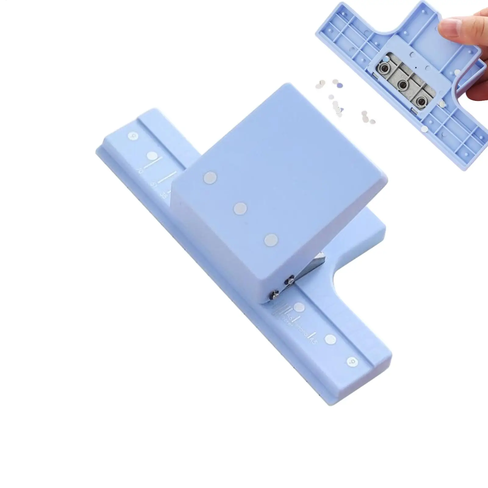 Loose-leaf Punch 3-hole Puncher Manual Portable Heavy Duty Cutter A4/B5/A5/A6/A7 Punch Paper Cutter For Home School Office