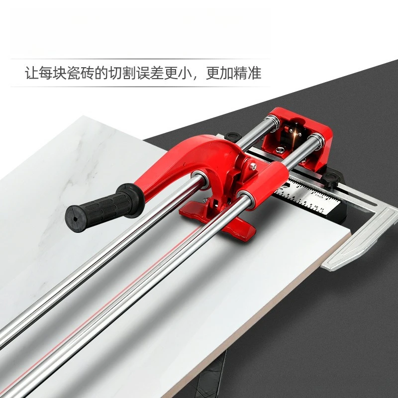 Aluminum Double Track Guide Manual Tile Cutting Machine - Wall Tile and Floor Tile Push Cutting Machine 600 800 1200