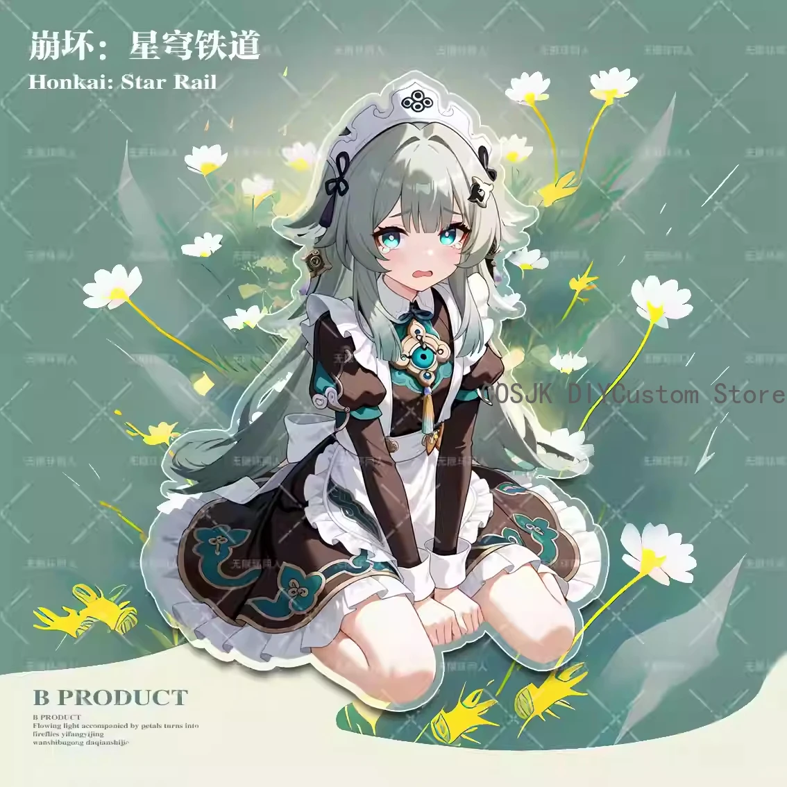 

Милый аниме HuoHuo Honkai: Star Rail, жесть для косплея, значок, акриловая подставка, фигурка, модель, тарелка, дисплей, украшения, подарок на день рождения