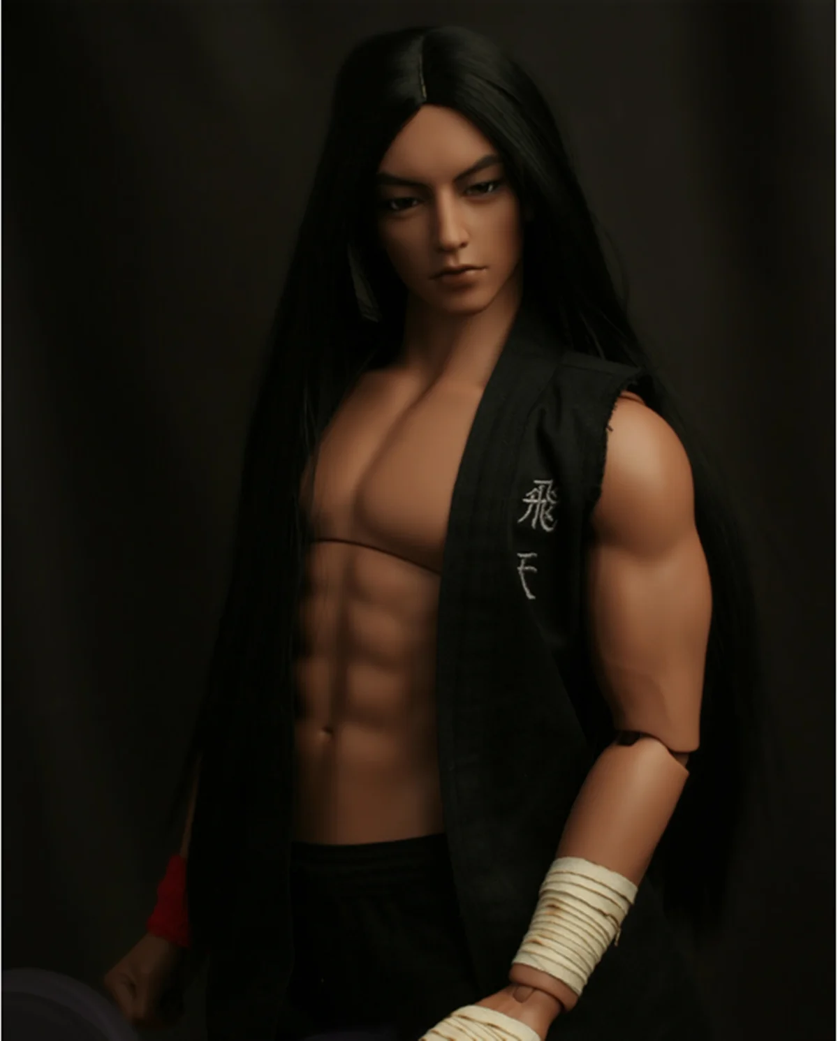 New hot bjd 70cm Brown Skin Muscle Boy 1/3 bichun joint resin action figure SD doll spot makeup