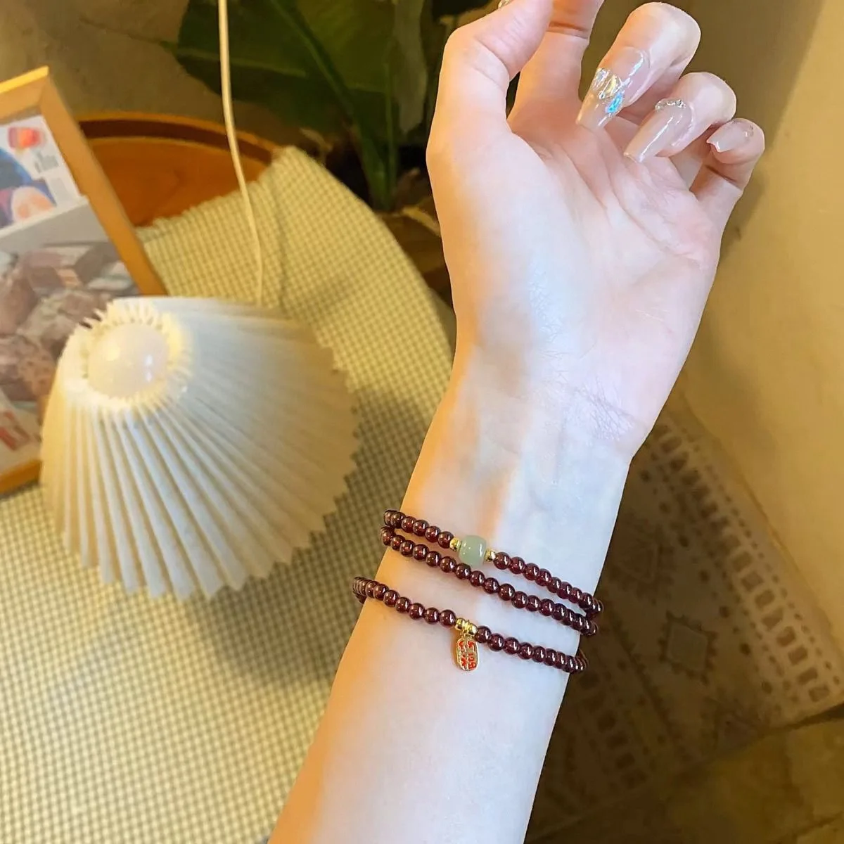 Premium Niche Stackable Beads Bracelet Chinese Retro Wealth Attracting Exquisite Daily Wear High End Hand Jewelry Fashion Craft