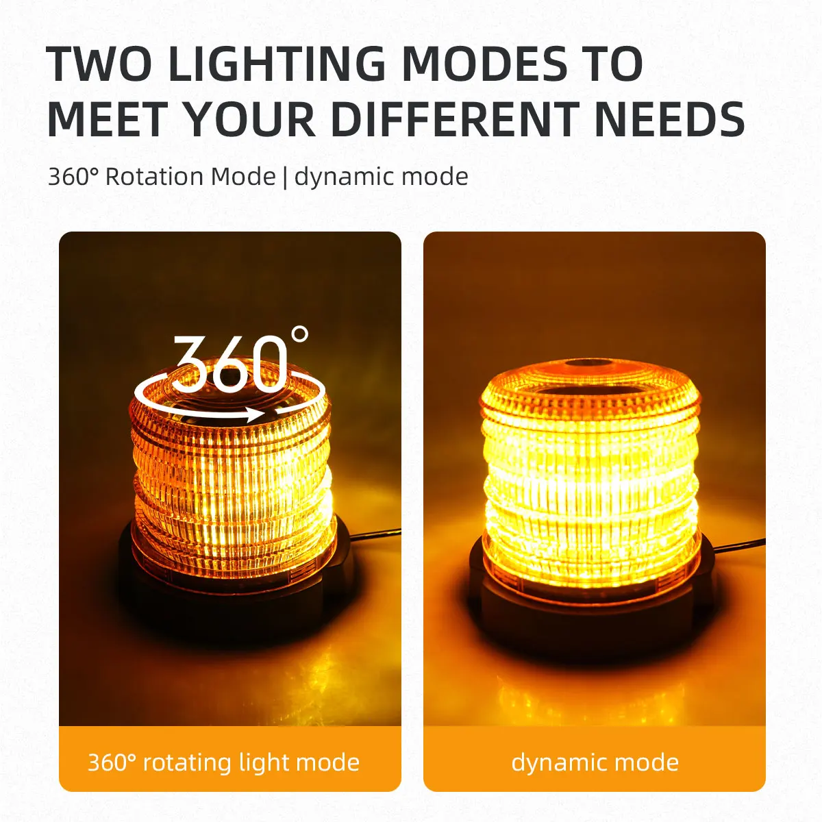 Car Truck Roof Top Warning Light Emergency LED Strobe Light Flashing Beacon Cigarette With Magnetic Base For Security Auto 9-36V
