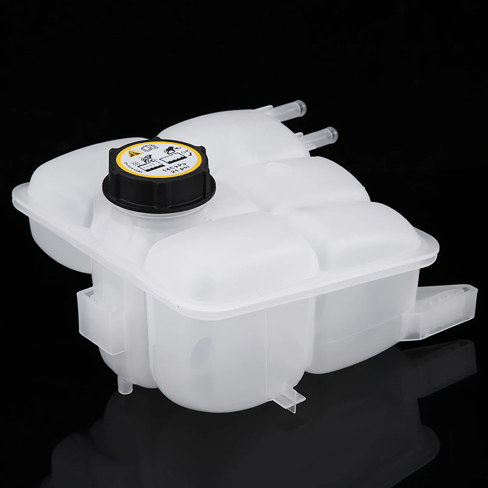 Auto Coolant Recovery Tank Expansion Bottle Reservoir W/ Cap for Mazda 3 2004-2012 LF8B-15-350B Plastic White