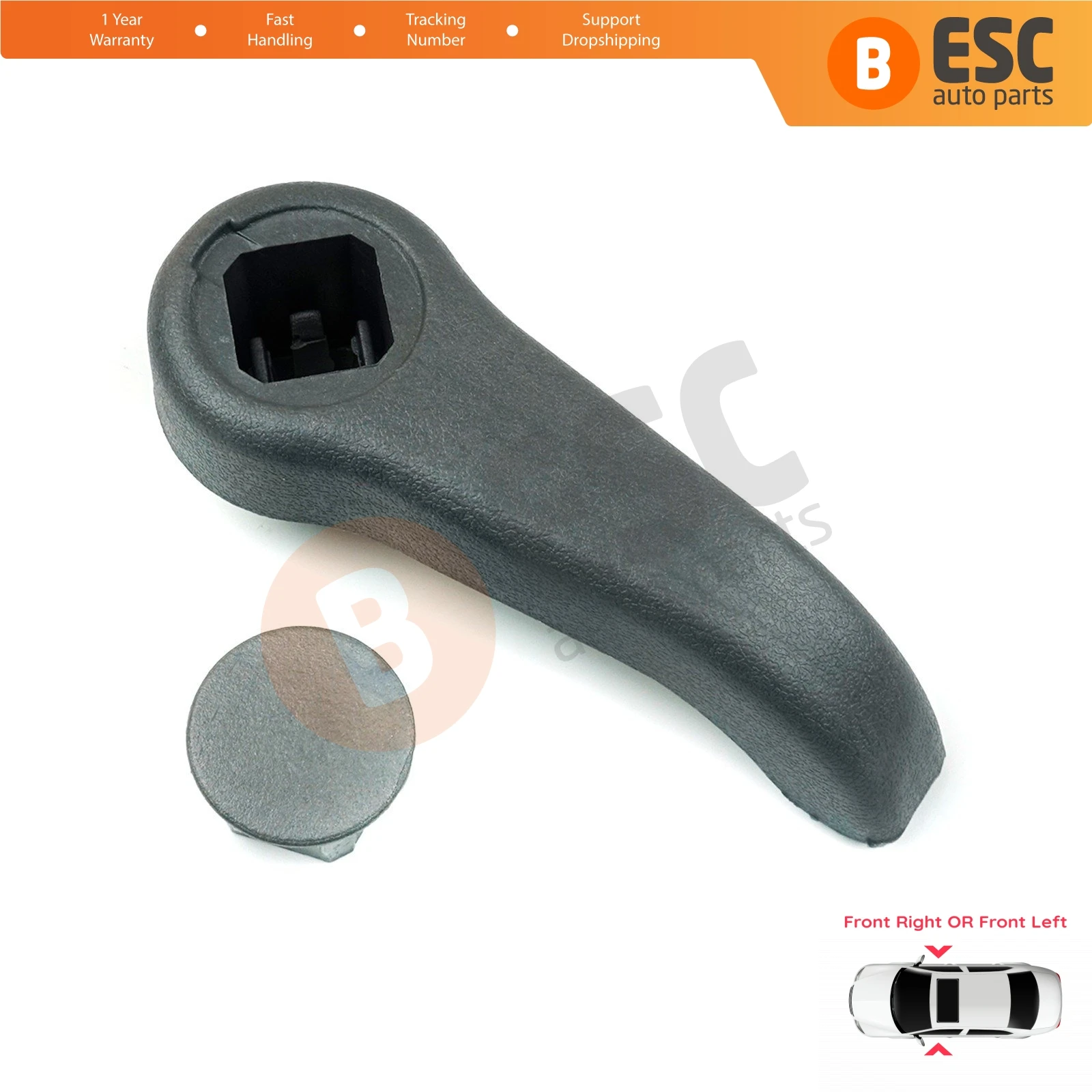 ESC Auto Parts EDP619 Seat Handle Adjustment Grip Lever 7701209658 Front  for Renault Clio MK2 Twingo MK1 Ship From Turkey