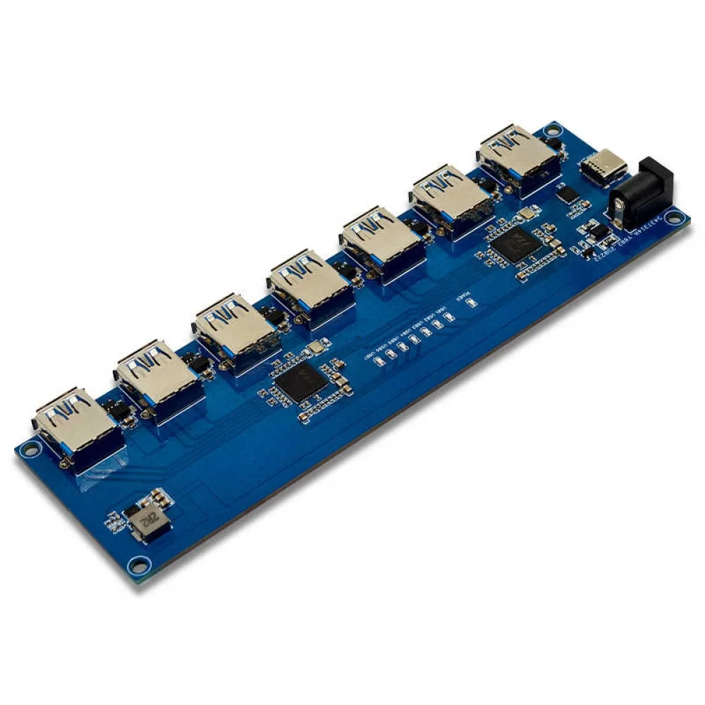

1 PC VL817 USB3.0 3.1 HUB High-speed Hub Module 1 To 7 Port Hub Type-C Interface HUB With Current Backflow Prevention Function
