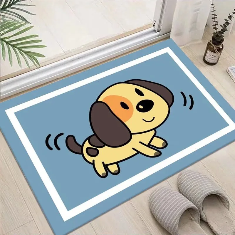 Small animal pattern living room entrance entrance carpet home decoration bedroom floor mat bathroom kitchen absorbent foot mat