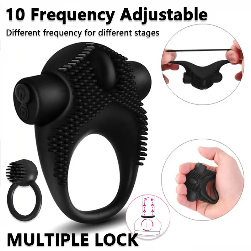 قابلة للشحن ألعاب جنسية 10 قناة القضيب الدائري الرجال الجنس البظر تحفيز هزاز زوجين الجنس لعب الرجال لعبة الجنس