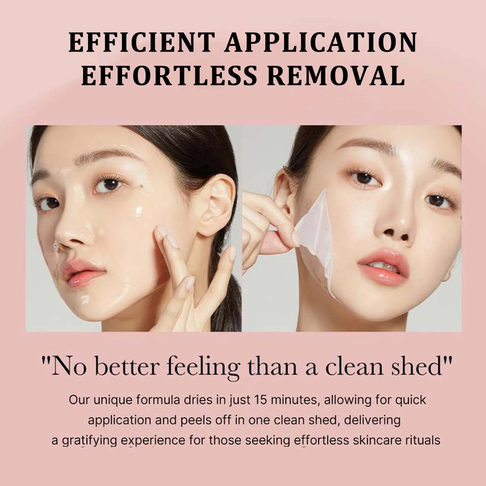 Deep Cleaning Peeling Mask With Brush Repair Large Pores Deep Cleansing Mask for Face Skin Treatment Care