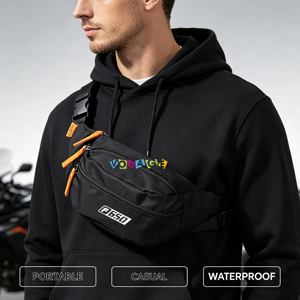For Bmw F650GS 650 GS Motorcycle Unisex Waist Bag Fanny Pack Commuting Waterproof Storage Accessories New Portable Bag