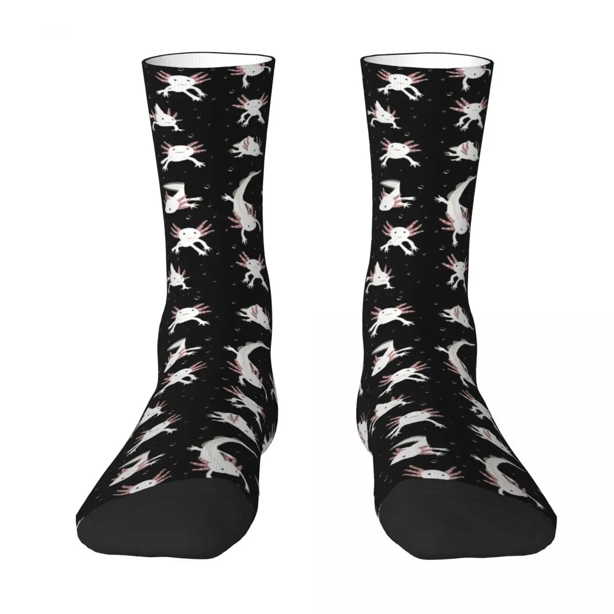 Axolotl Socks Vintage Stockings Adults Men Warm Soft Outdoor Socks Autumn Printed Anti Skid Socks