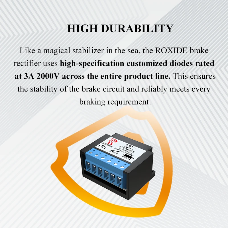 1/024.000.6 3A ~ 400V Motor Half-Wave Brake Rectifier, Brake, Brake Coil Module 1/025.000.6  2.5A 230V