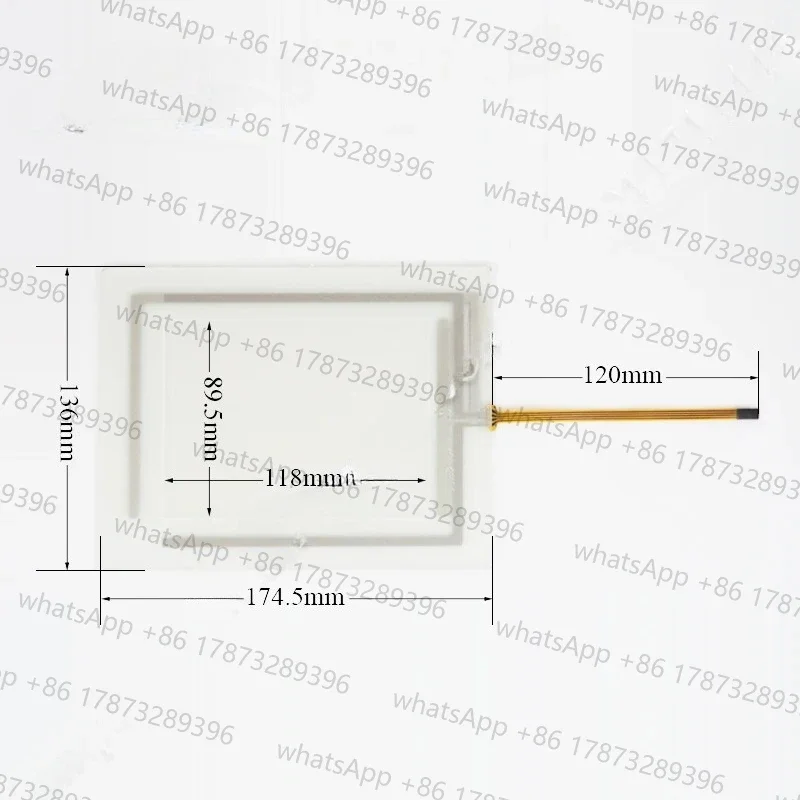 لوحة زجاجية لشاشة تعمل باللمس لـ 6AV6643-5MA10-0ND2 6AV6 643-5MA10-0ND2 MP277T محول رقمي أحادي 6 يعمل باللمس + طبقة رقيقة واقية